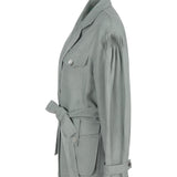 Pure Potentiality Oversize Ceket - Hardal Sarı ürün detayı 8 | Dor Raw Luxury