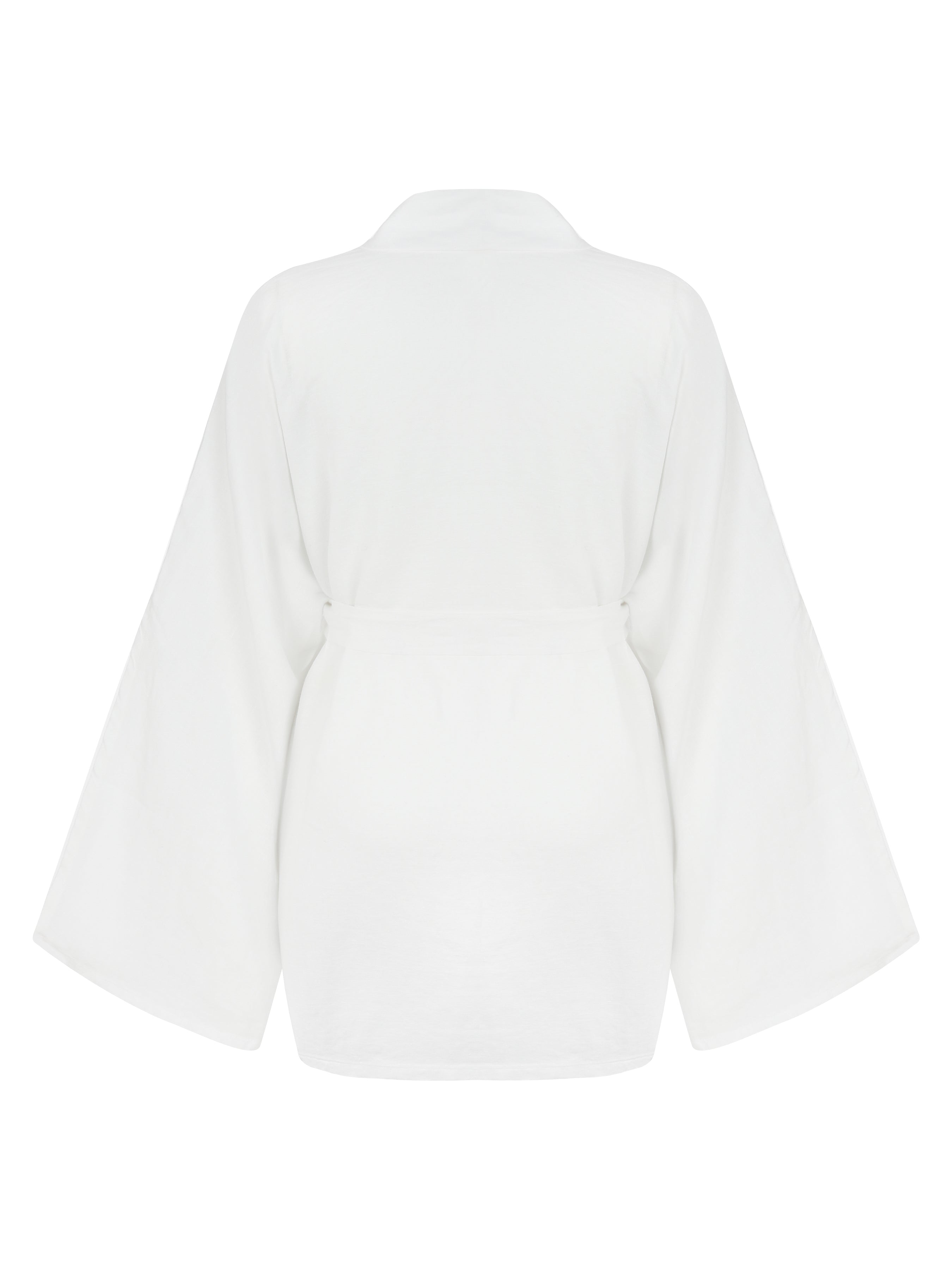 As Above So Below Kimono - Beyaz ürün detayı 6 | Dor Raw Luxury