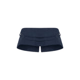 Lacivert keten bluz | yazlık bluz | Dor Raw Luxury