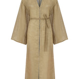 Kum Rengi keten kimono | yazlık kimono | Dor Raw Luxury