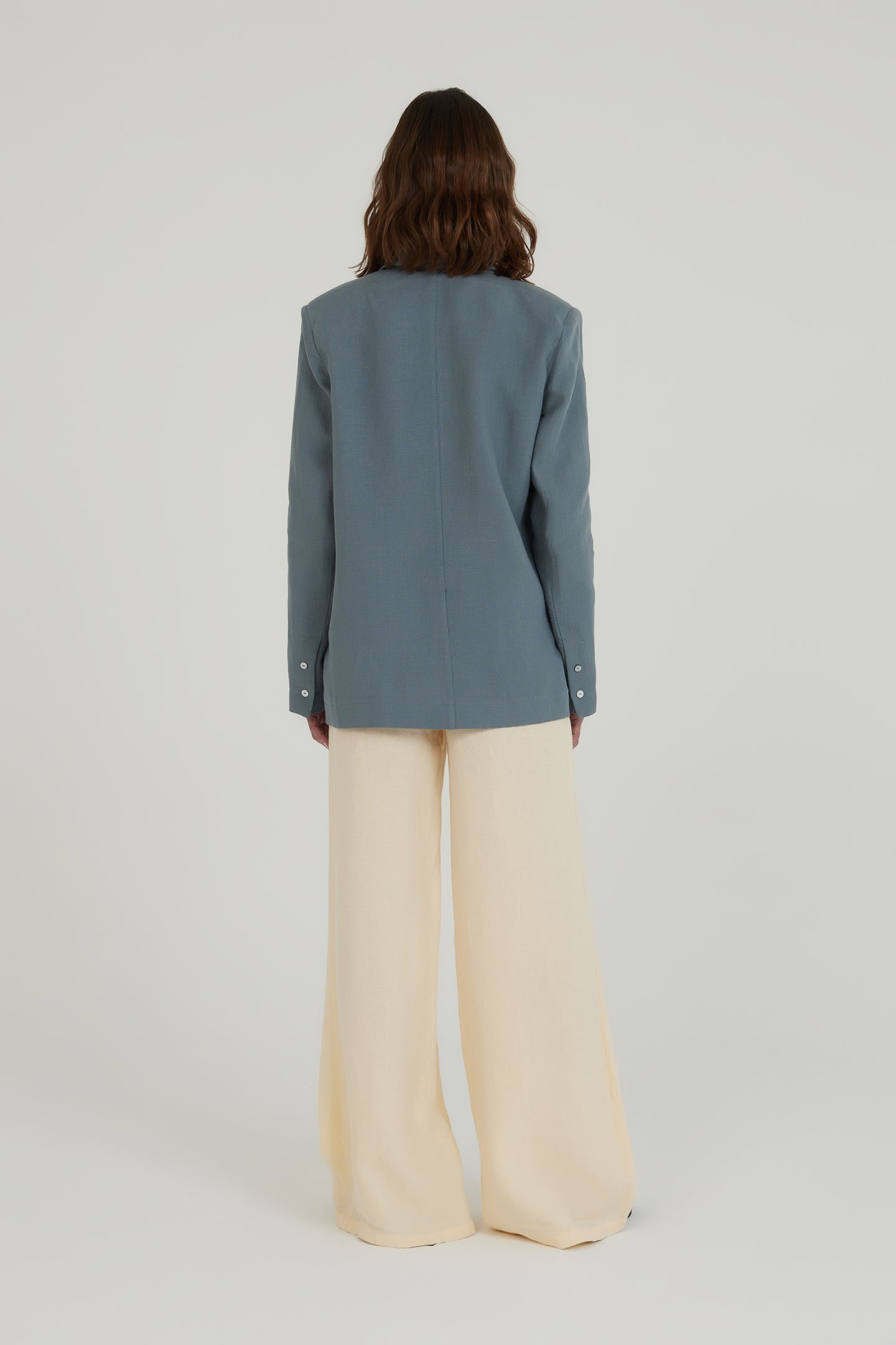 Soulskin Keten Pantolon - Beyaz ürün detayı 5 | Dor Raw Luxury