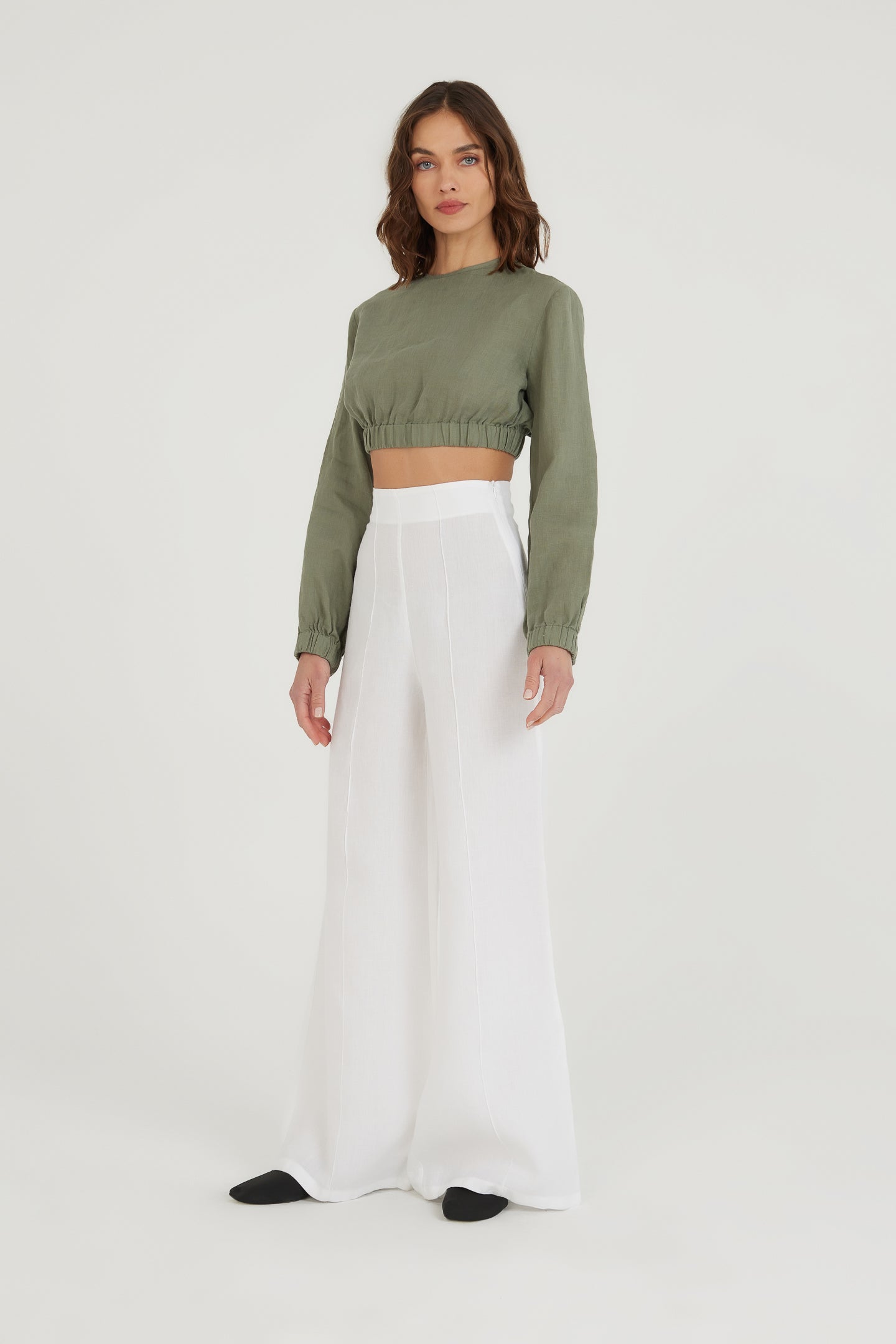 Soulskin Keten Pantolon - Beyaz ürün detayı 8 | Dor Raw Luxury