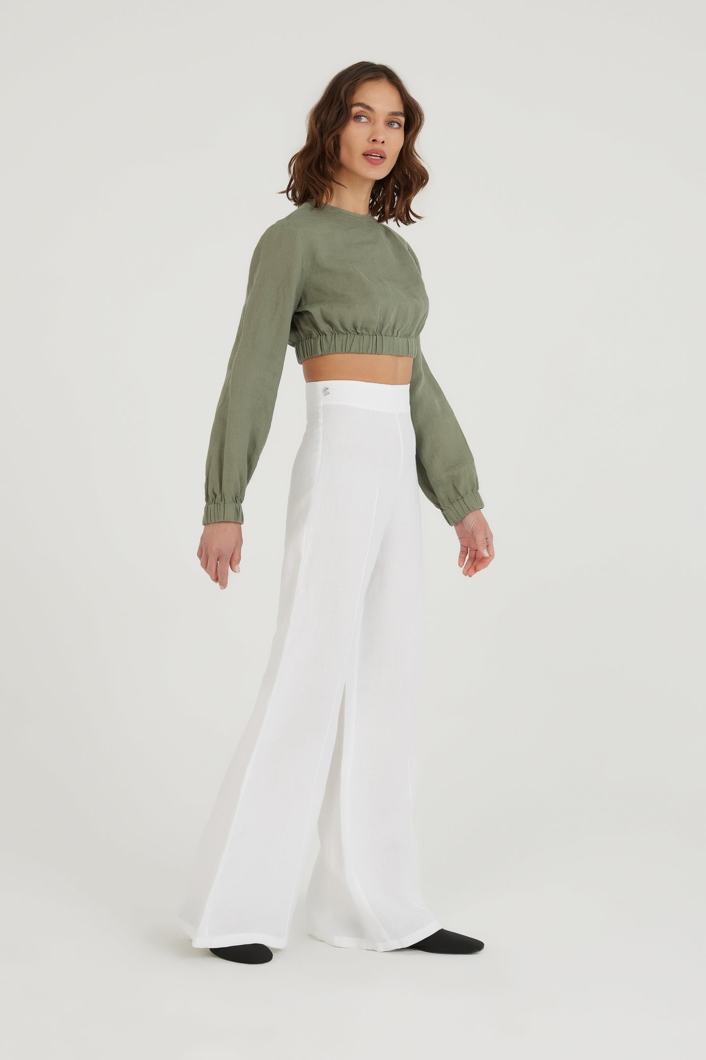 Soulskin Keten Pantolon - Beyaz ürün detayı 14 | Dor Raw Luxury