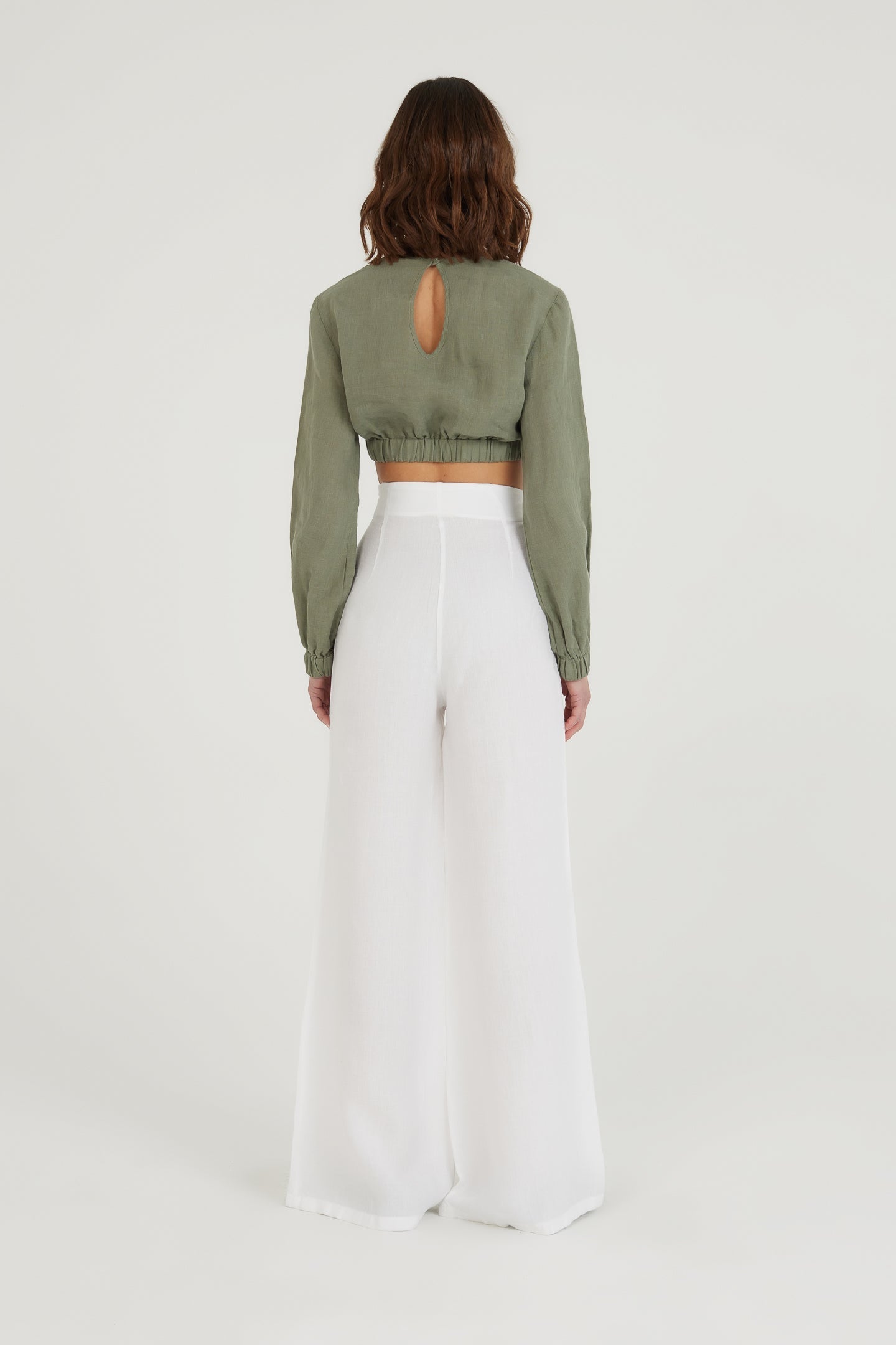Soulskin Keten Pantolon - Beyaz ürün detayı 13 | Dor Raw Luxury