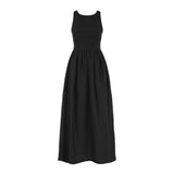 Brine Linen Dress - Black