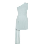 Echo Linen Dress - Turquoise