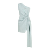 Echo Linen Dress - Turquoise
