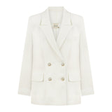 The Art of Forgetting Linen Jacket - Ecru