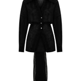 Waning Light Linen Shirt - Black