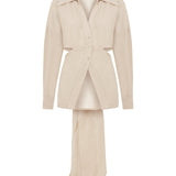 Waning Light Linen Shirt - Pink