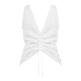 Windborne Linen Blouse - White