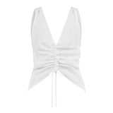 Windborne Linen Blouse - White