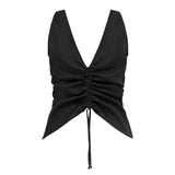 Windborne Linen Blouse - Black