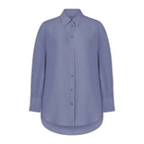 The First Light Of Day Linen Shirt - Pilot Blue