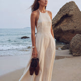 Sillage Linen Dress - Ecru