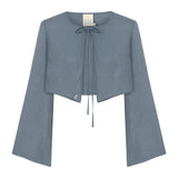 Finders Linen Jacket - Slate Blue