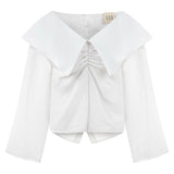 One Word After Another Linen Blouse