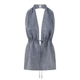The Past Linen Blouse